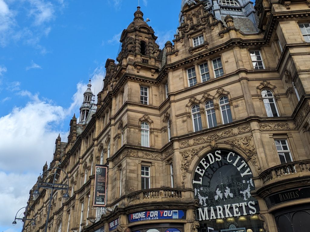The south exterior of Leeds Kirkgate Market